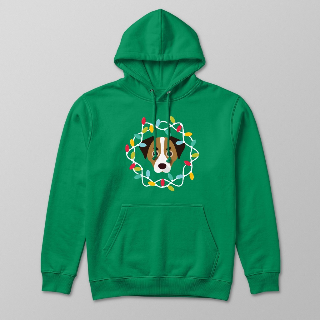 Christmas Lights: Personalized {breedFullName} Hoodie
