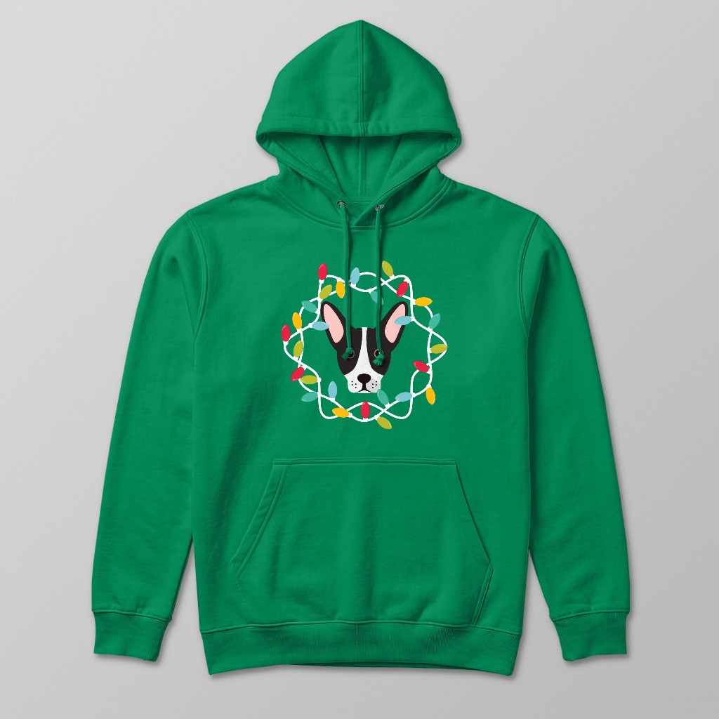 Christmas Lights: Personalised {breedFullName} Hoodie