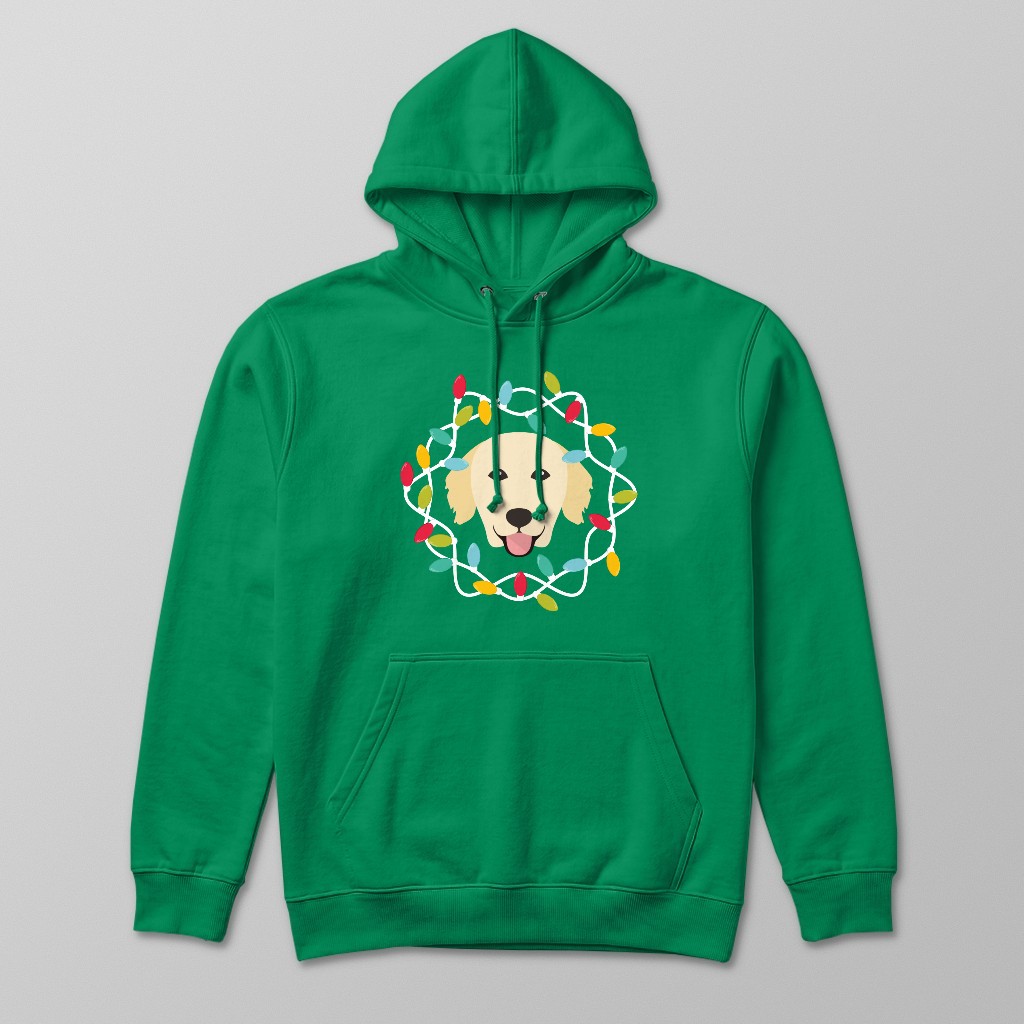 Christmas Lights: Personalized {breedFullName} Hoodie