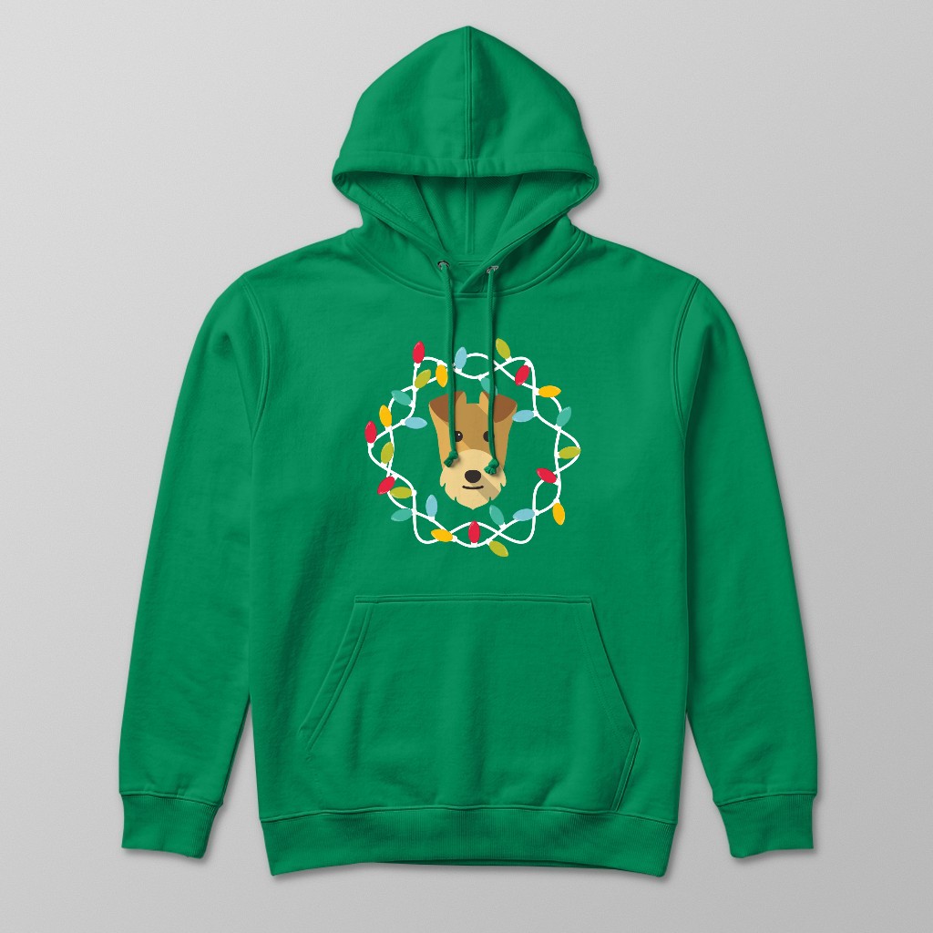 Christmas Lights: Personalised {breedFullName} Hoodie