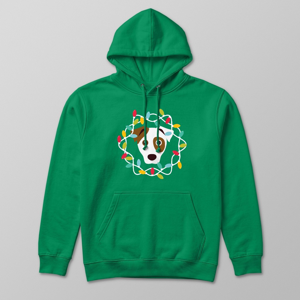 Christmas Lights: Personalised {breedFullName} Hoodie