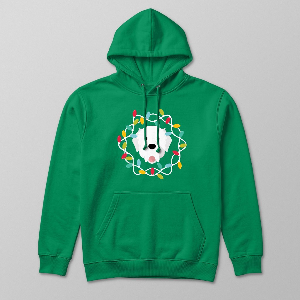 Christmas Lights: Personalised {breedFullName} Hoodie
