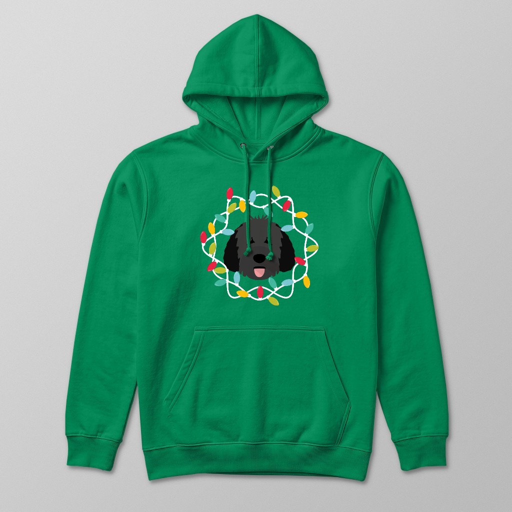 Christmas Lights: Personalised {breedFullName} Hoodie