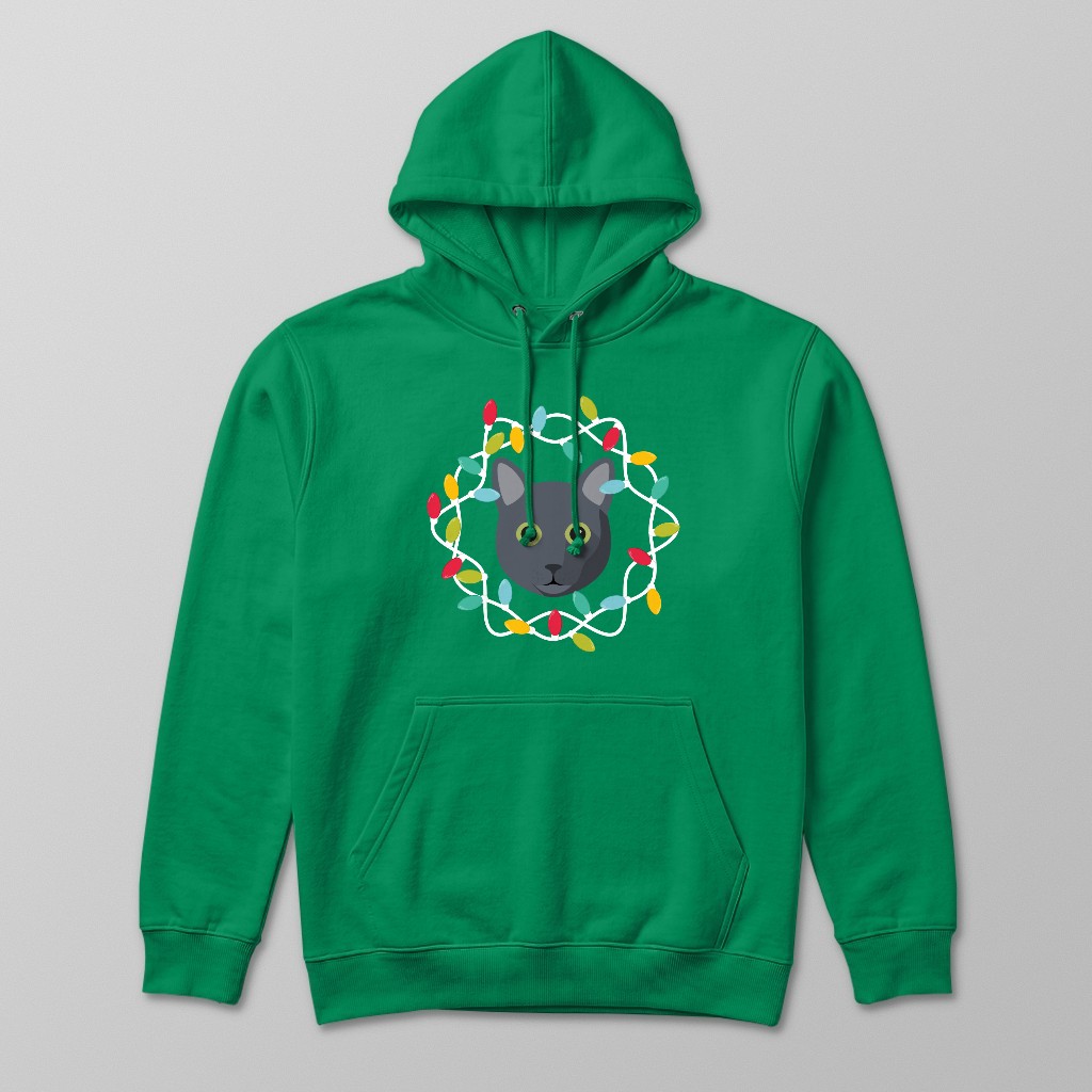 Christmas Lights: Personalized {breedFullName} Hoodie