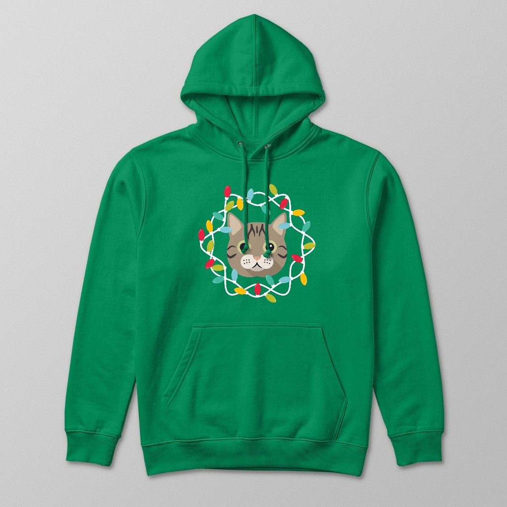Christmas Lights: Personalised {breedFullName} Hoodie