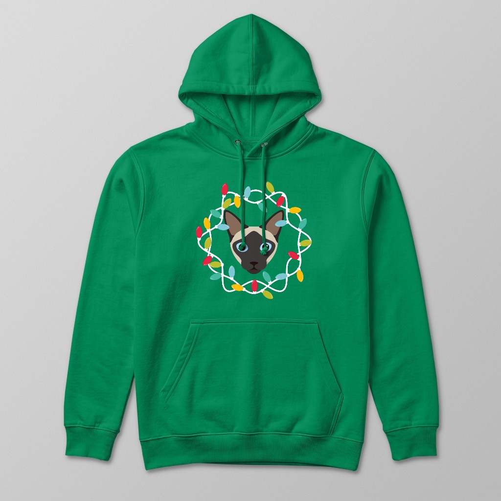 Christmas Lights: Personalised {breedFullName} Hoodie
