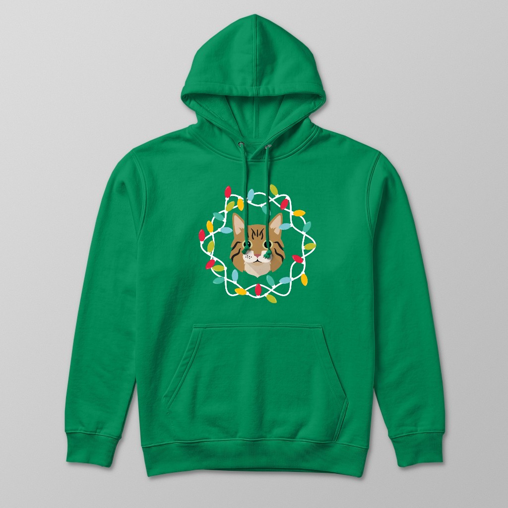 Christmas Lights: Personalised {breedFullName} Hoodie