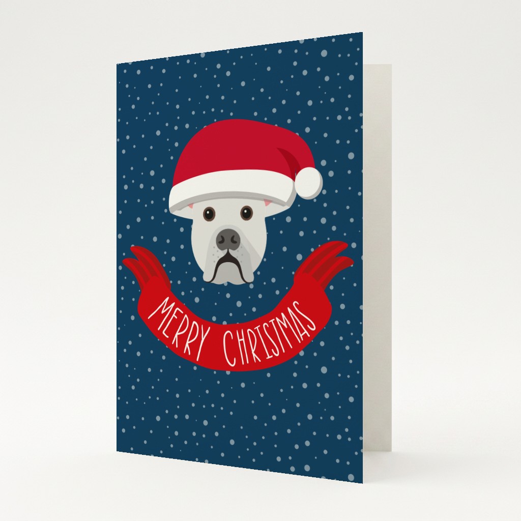 Merry Christmas Banner: Personalised {breedFullName} Card