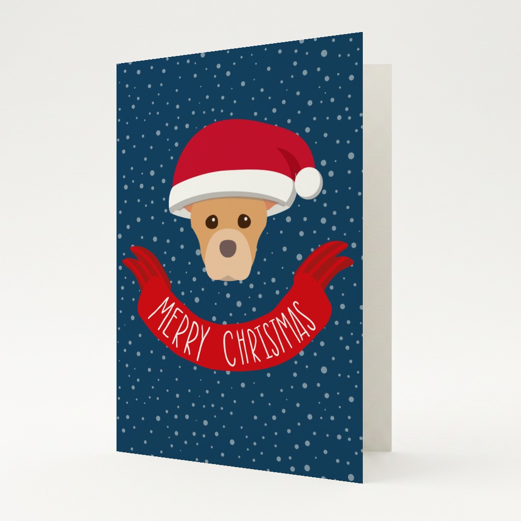 Merry Christmas Banner: Personalised {breedFullName} Card