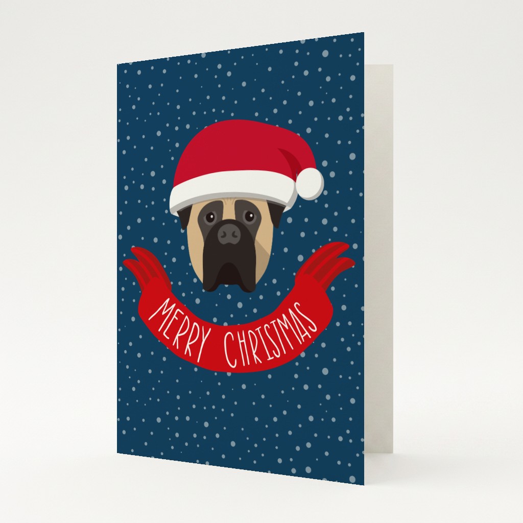 Merry Christmas Banner: Personalised {breedFullName} Card
