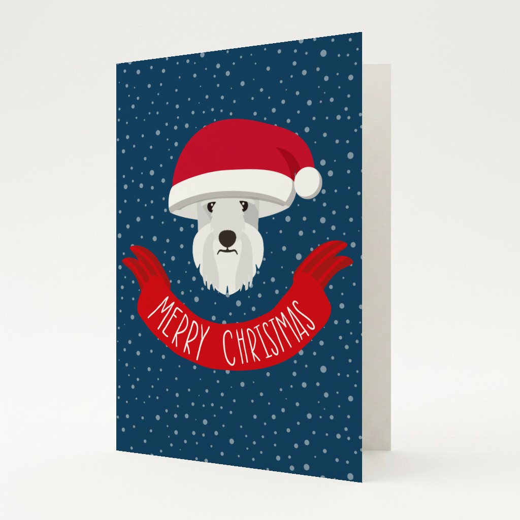 Merry Christmas Banner: Personalised {breedFullName} Card