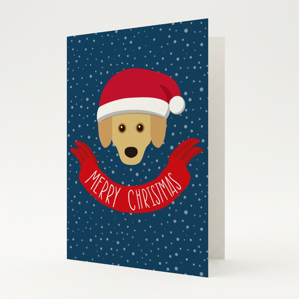 Merry Christmas Banner: Personalized {breedFullName} Card