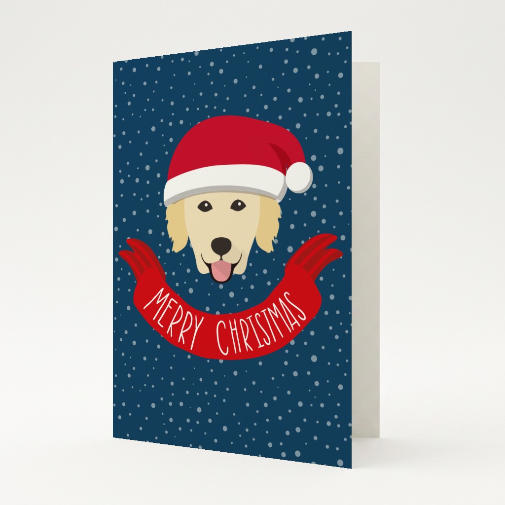 Merry Christmas Banner: Personalized {breedFullName} Card