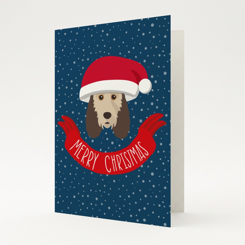 Merry Christmas Banner: Personalised {breedFullName} Card