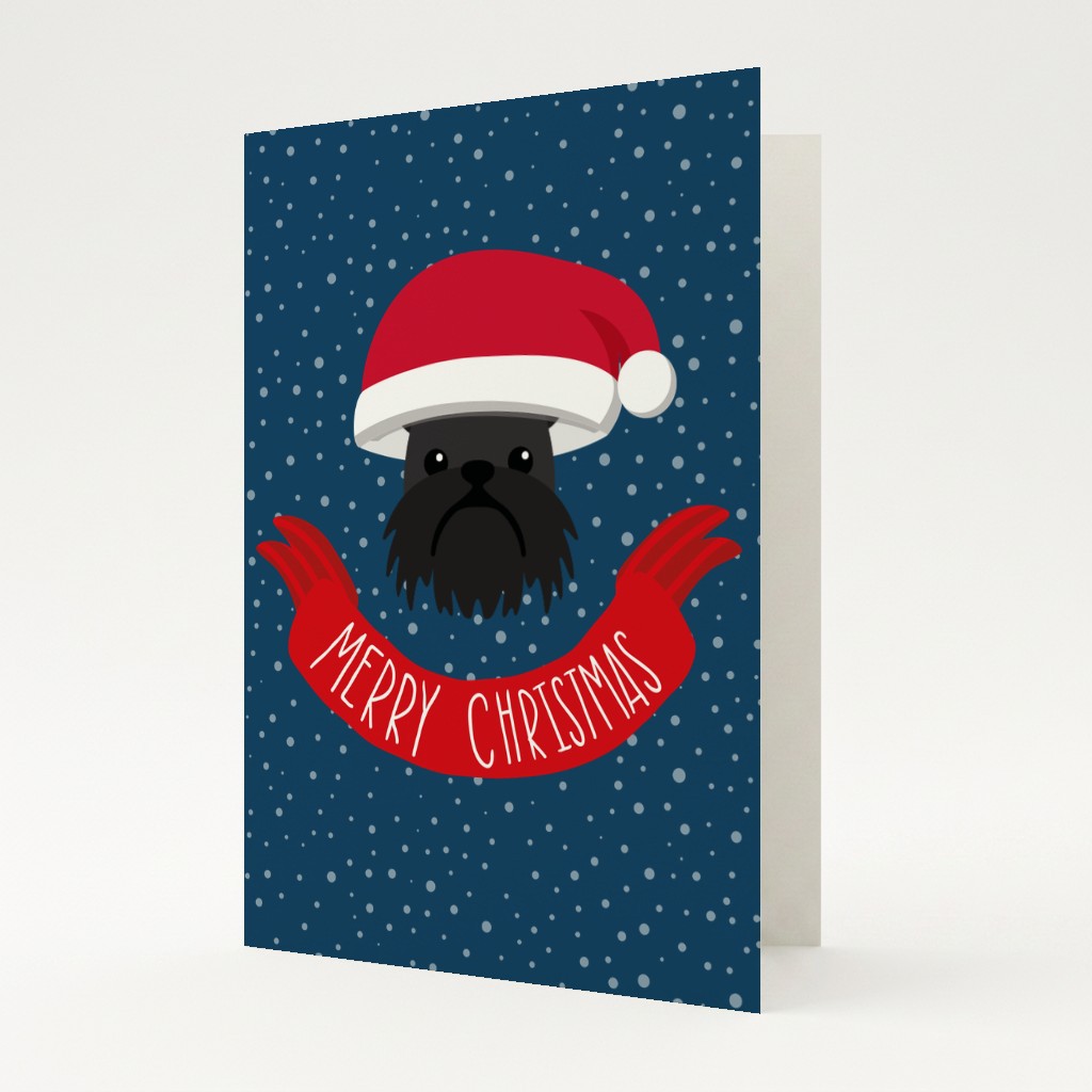 Merry Christmas Banner: Personalised {breedFullName} Card