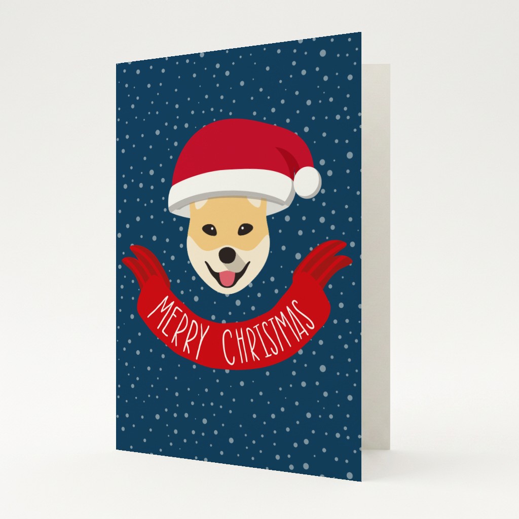 Merry Christmas Banner: Personalised {breedFullName} Card