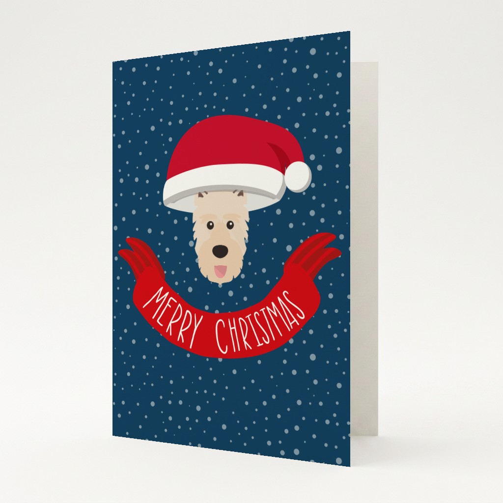 Merry Christmas Banner: Personalised {breedFullName} Card