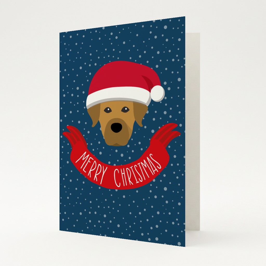 Merry Christmas Banner: Personalized {breedFullName} Card