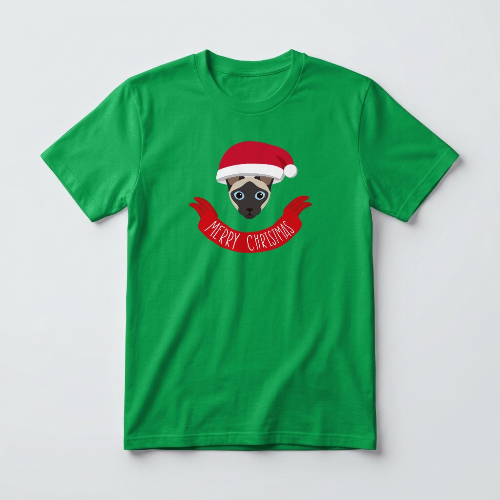 Merry Christmas Banner: Personalised {breedFullName} T-Shirt