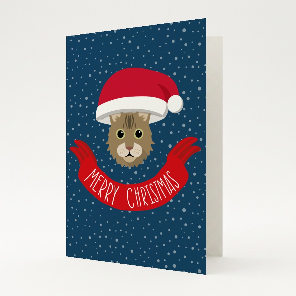 Merry Christmas Banner: Personalized {breedFullName} Card