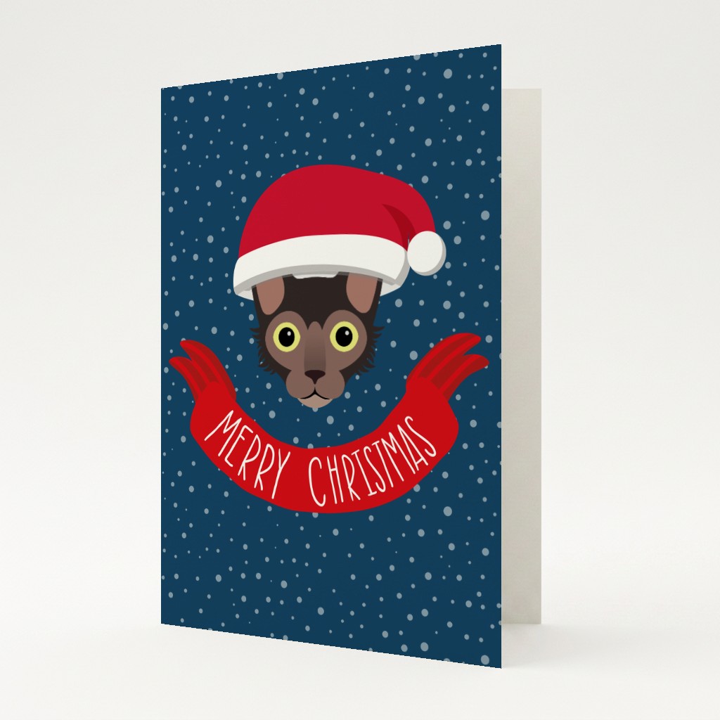 Merry Christmas Banner: Personalised {breedFullName} Card