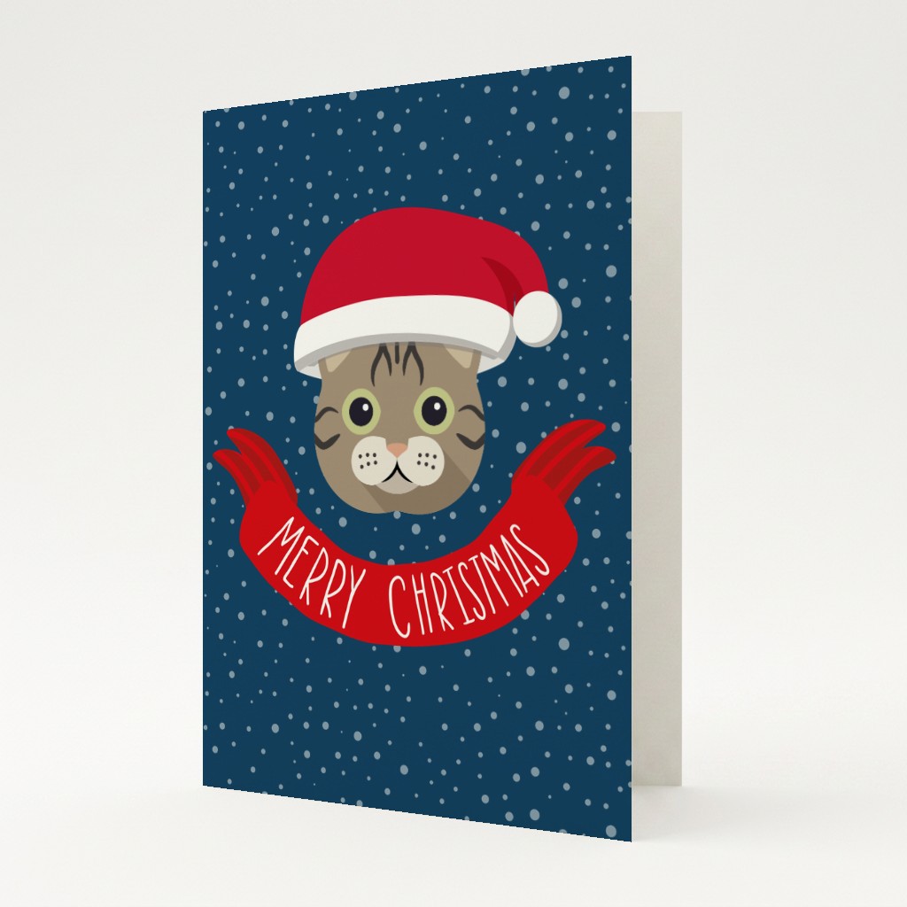 Merry Christmas Banner: Personalised {breedFullName} Card