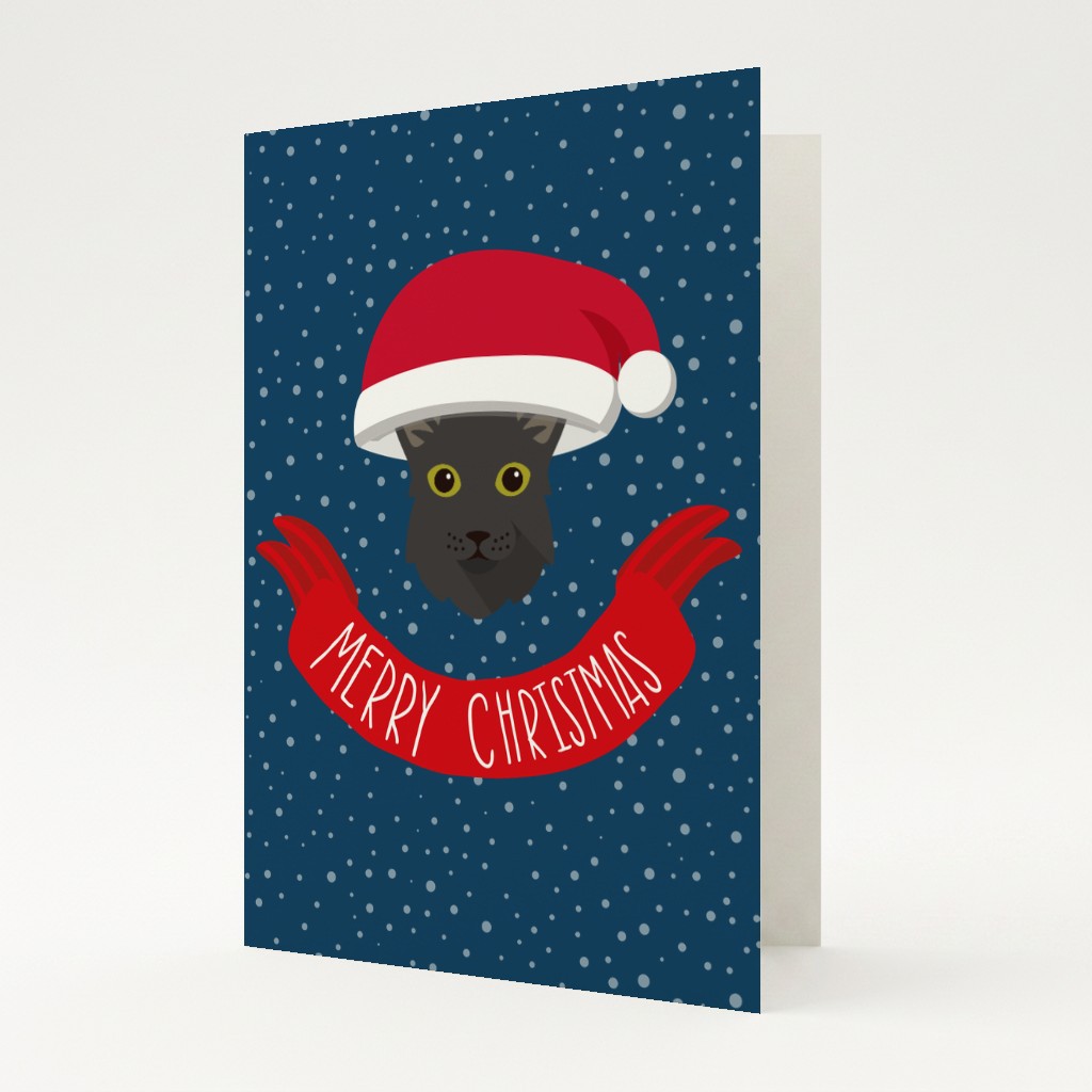 Merry Christmas Banner: Personalized {breedFullName} Card