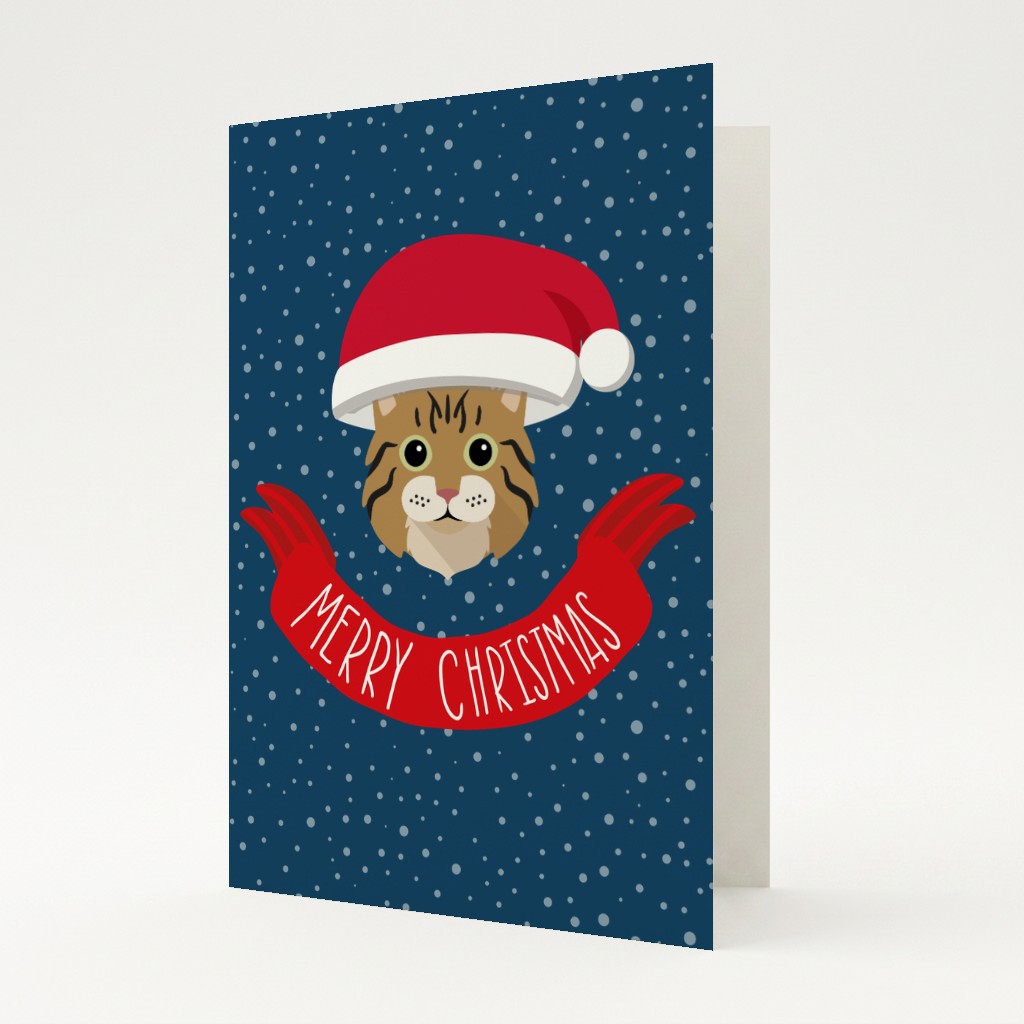Merry Christmas Banner: Personalised {breedFullName} Card