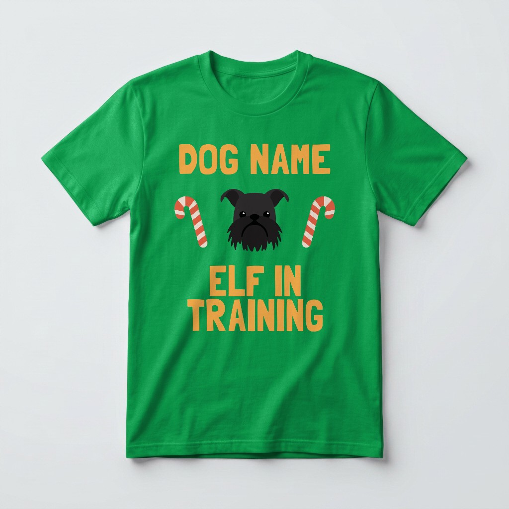 Elf In Training: Personalised {breedFullName} T-Shirt