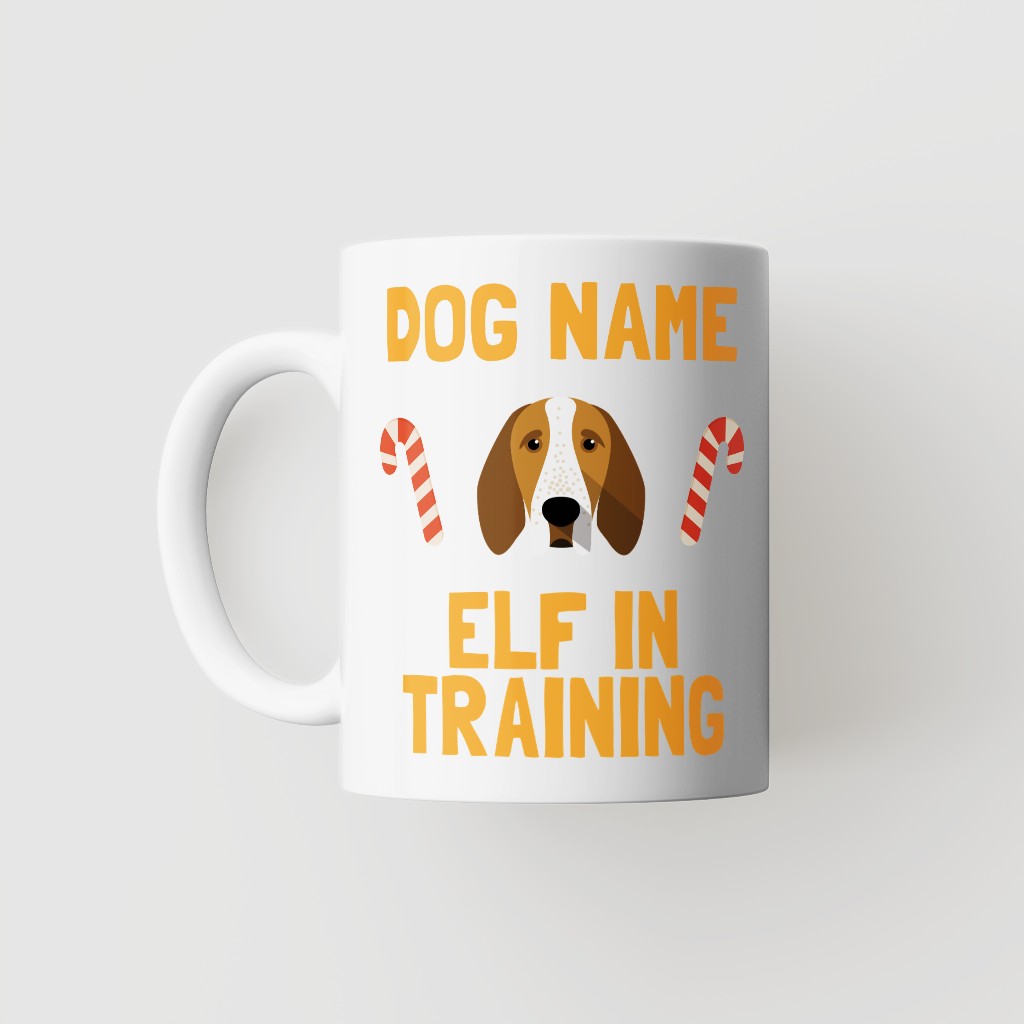 Elf In Training: Personalised {breedFullName} Mug