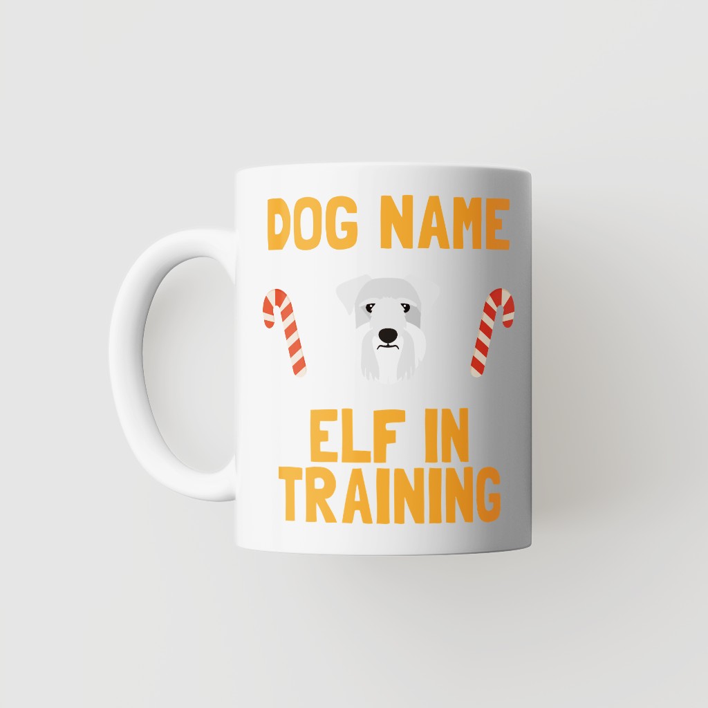 Elf In Training: Personalised {breedFullName} Mug
