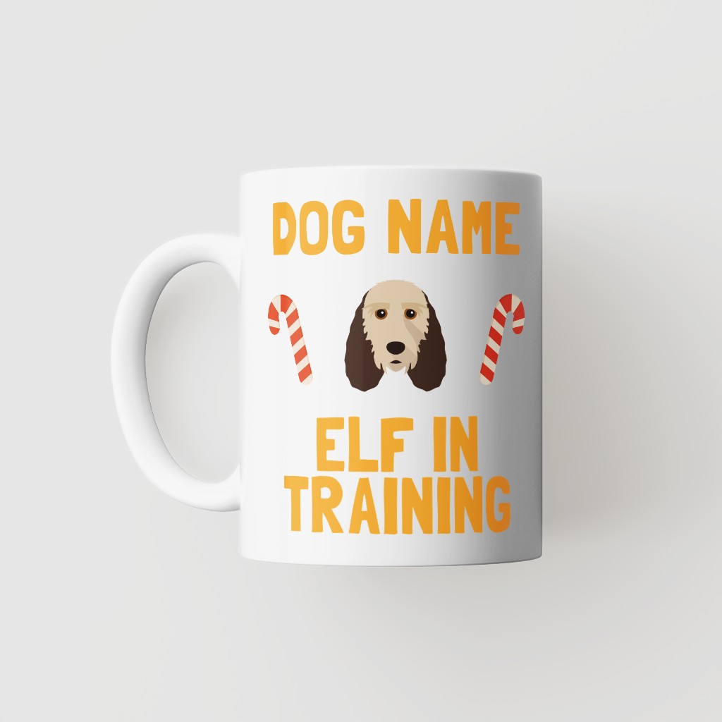 Elf In Training: Personalised {breedFullName} Mug