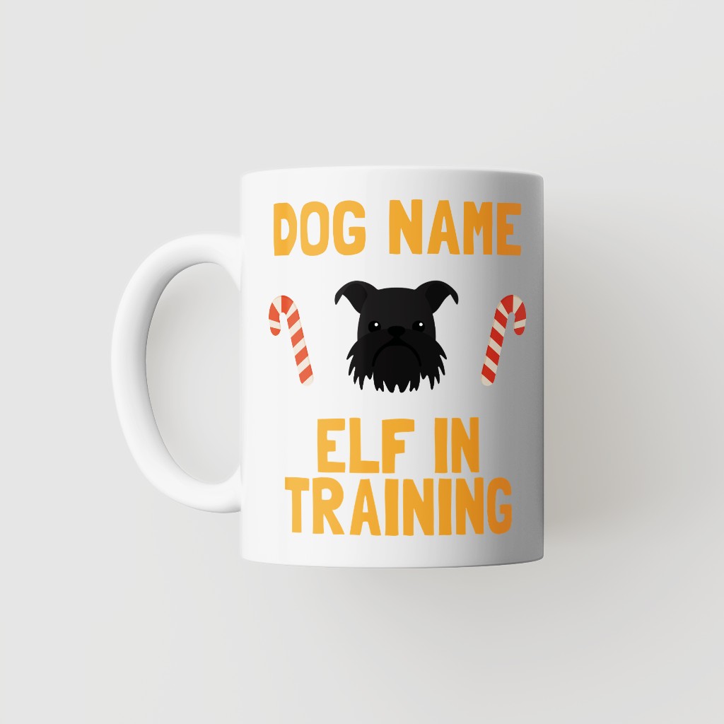Elf In Training: Personalised {breedFullName} Mug