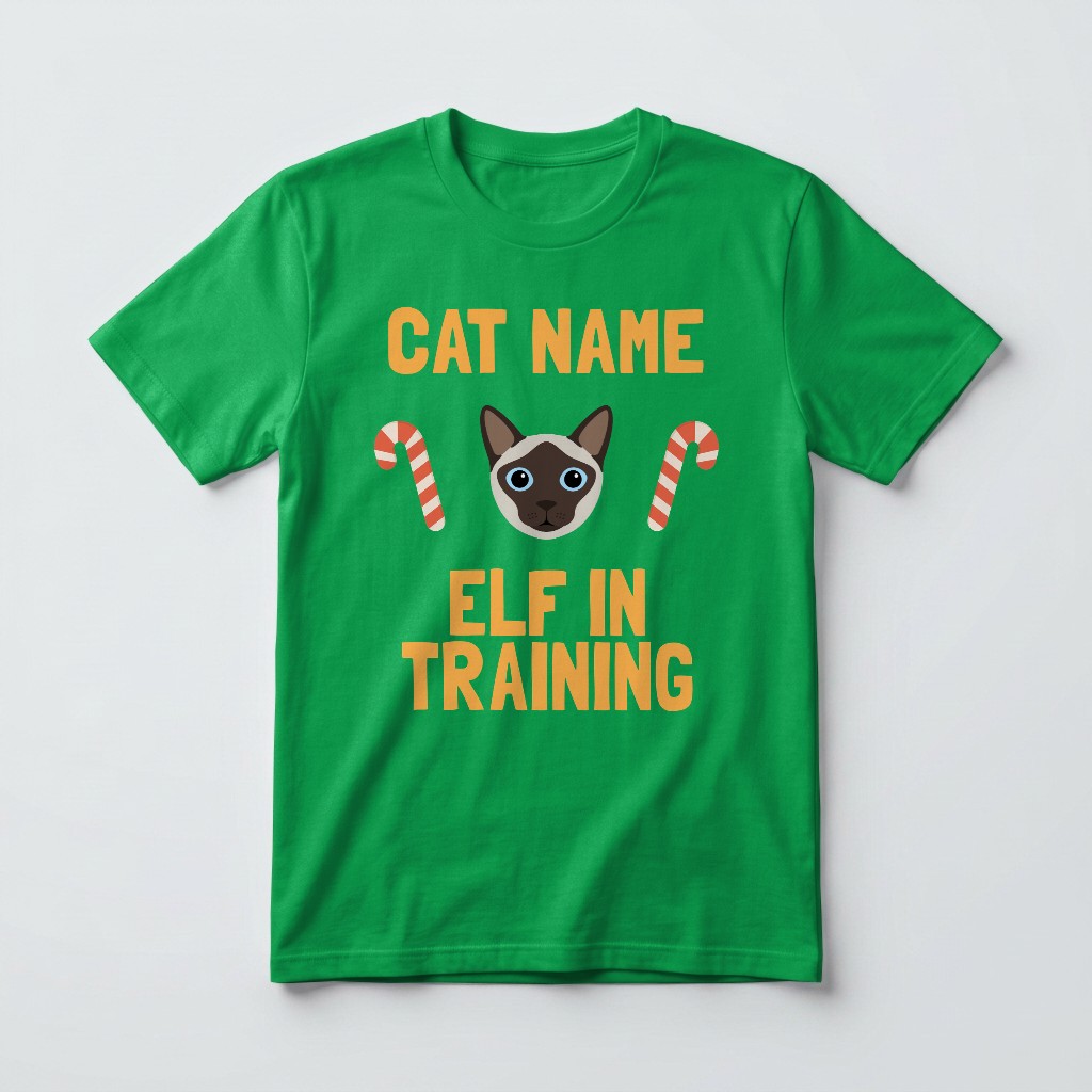 Elf In Training: Personalised {breedFullName} T-Shirt