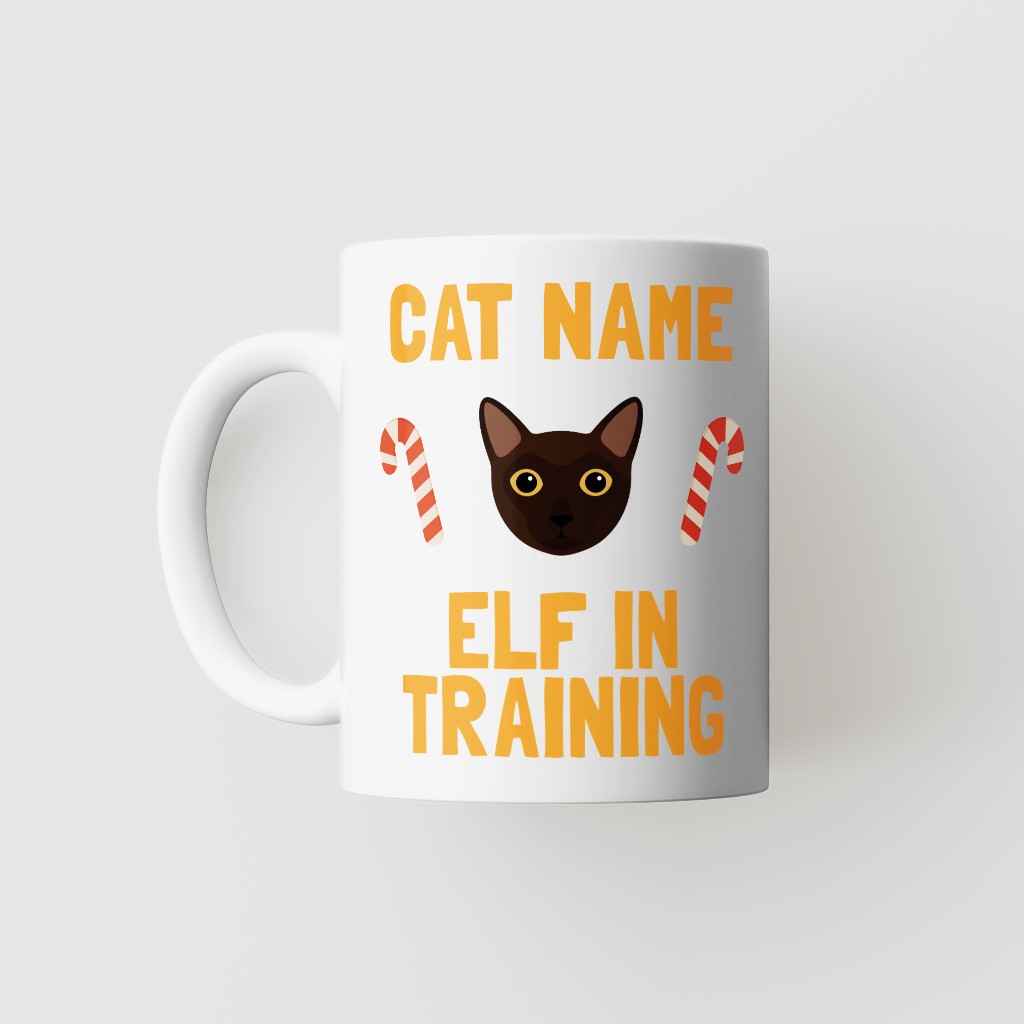 Elf In Training: Personalised {breedFullName} Mug