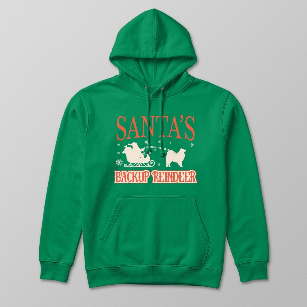 Santa's Backup Reindeer: Personalised {breedFullName} Hoodie