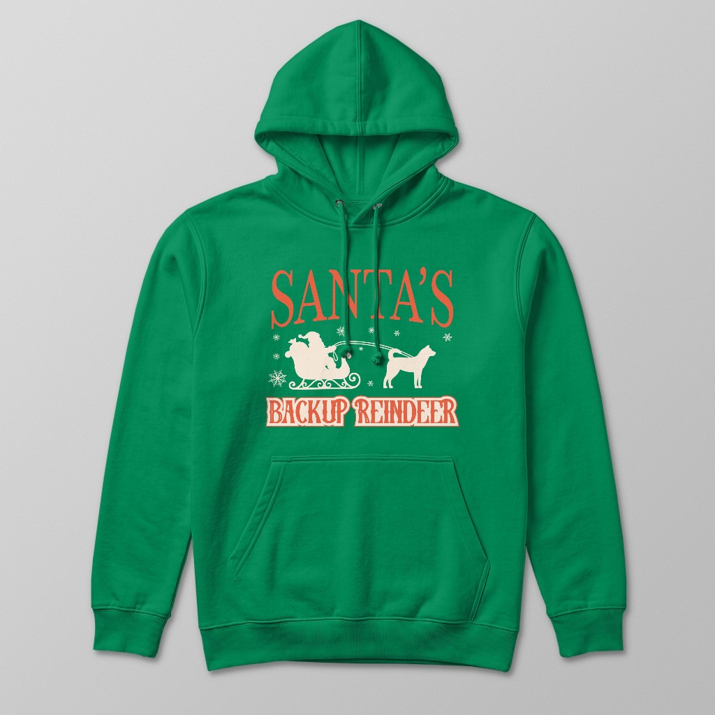 Santa's Backup Reindeer: Personalised {breedFullName} Hoodie