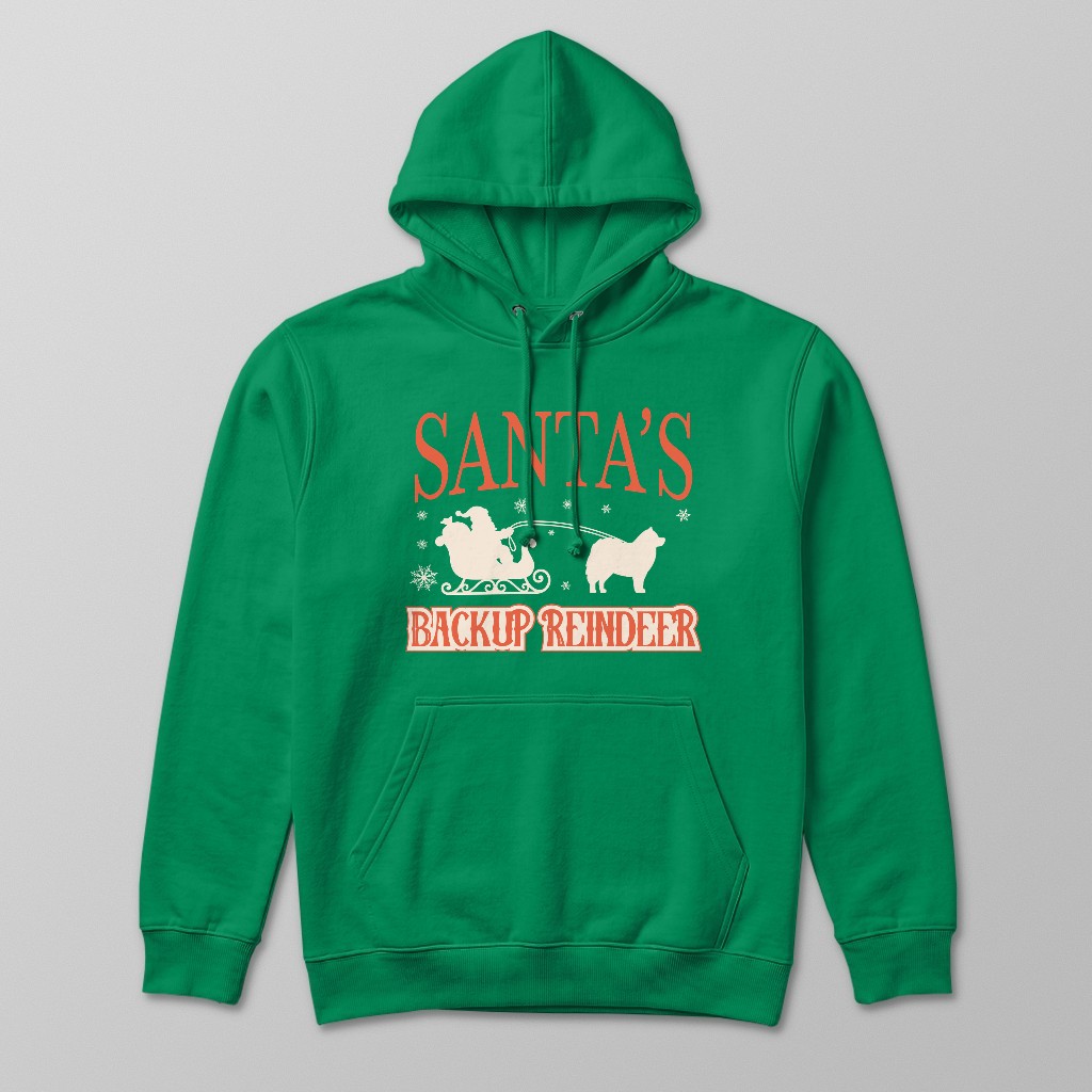 Santa's Backup Reindeer: Personalised {breedFullName} Hoodie