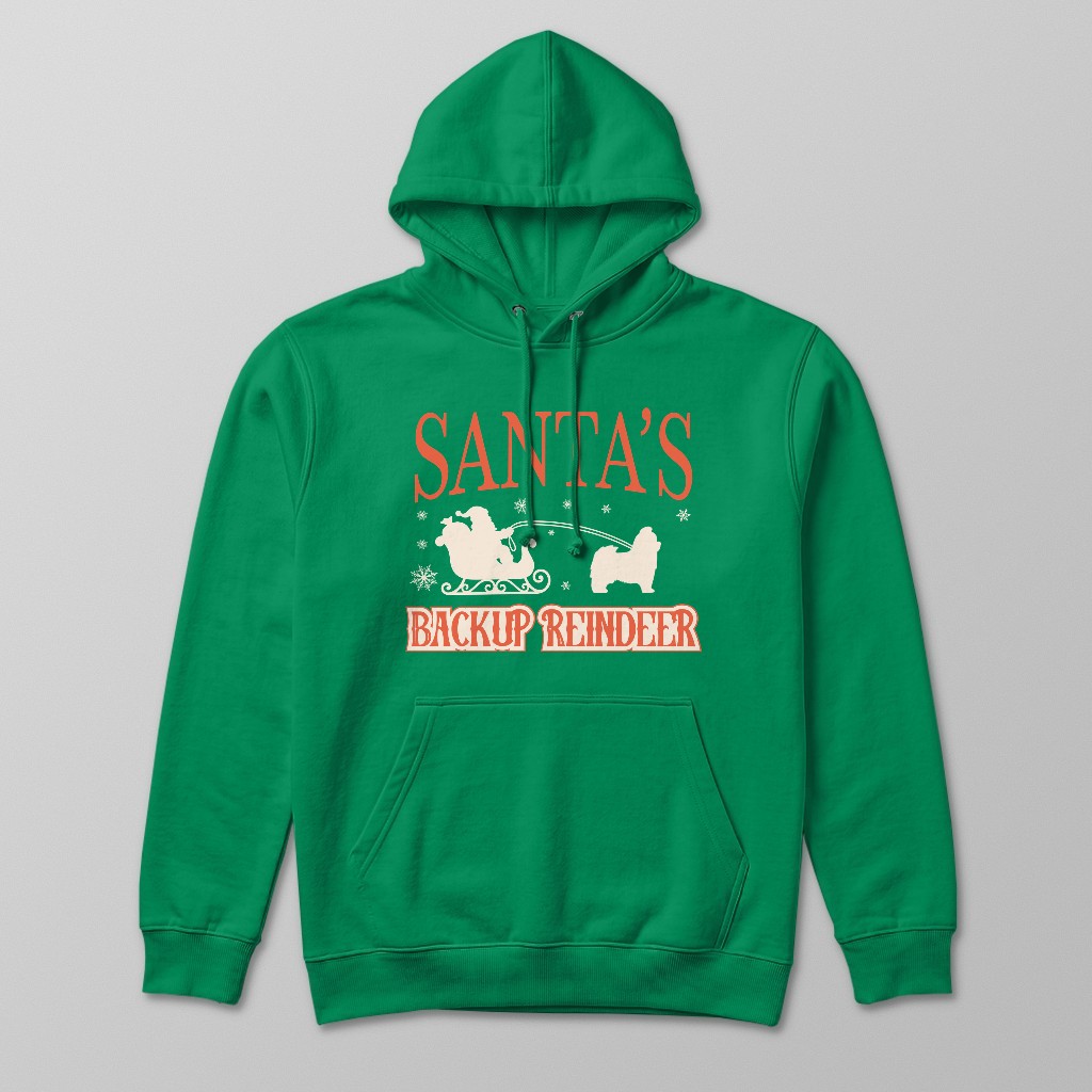 Santa's Backup Reindeer: Personalised {breedFullName} Hoodie