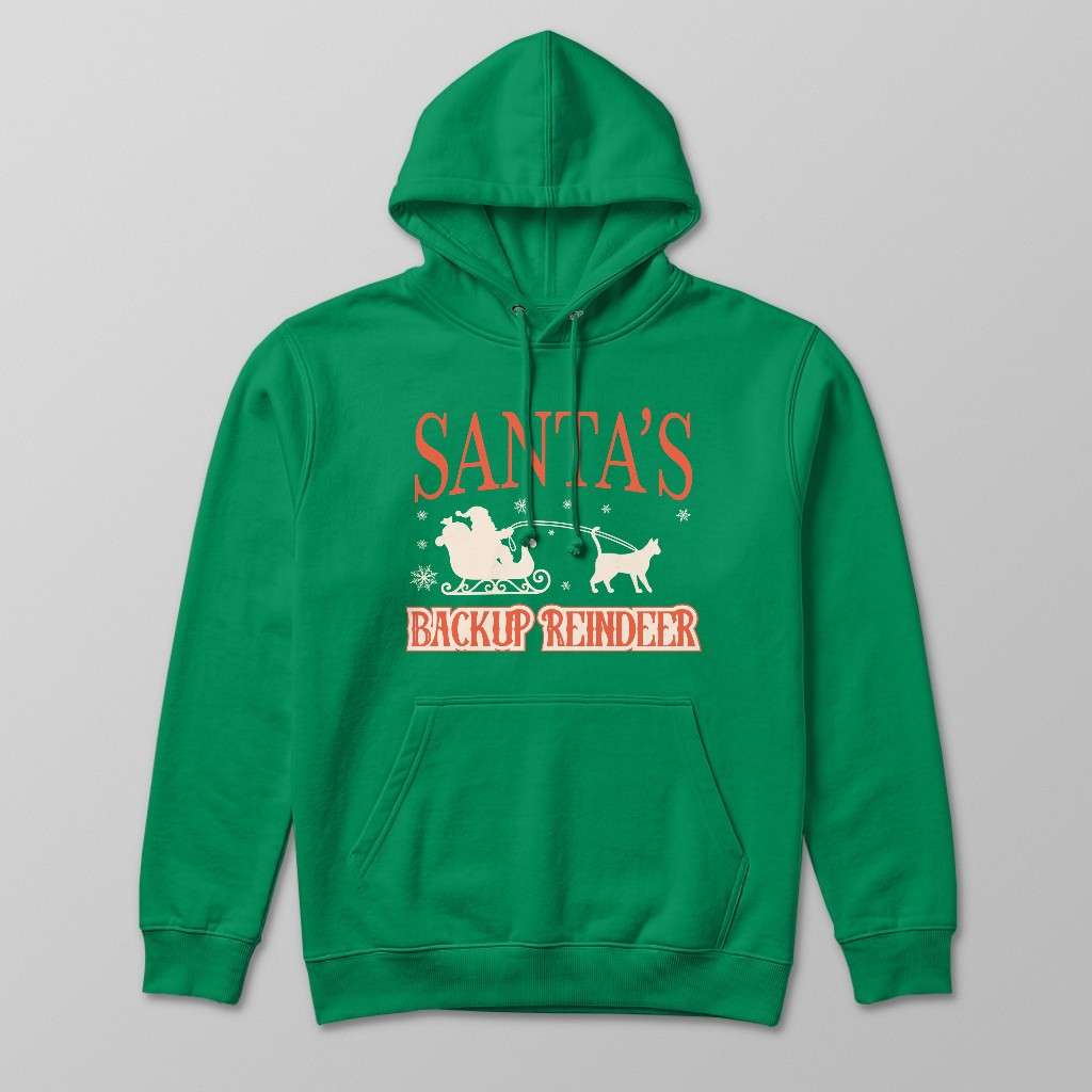 Santa's Backup Reindeer: Personalised {breedFullName} Hoodie