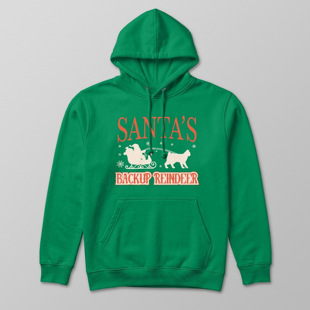 Santa's Backup Reindeer: Personalised {breedFullName} Hoodie