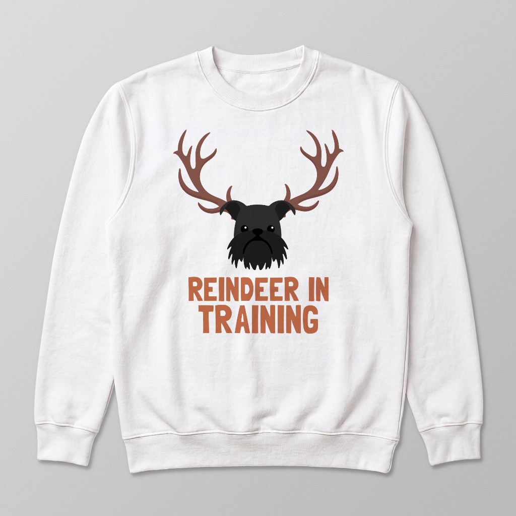 Reindeer In Training: Personalised {breedFullName} Sweatshirt