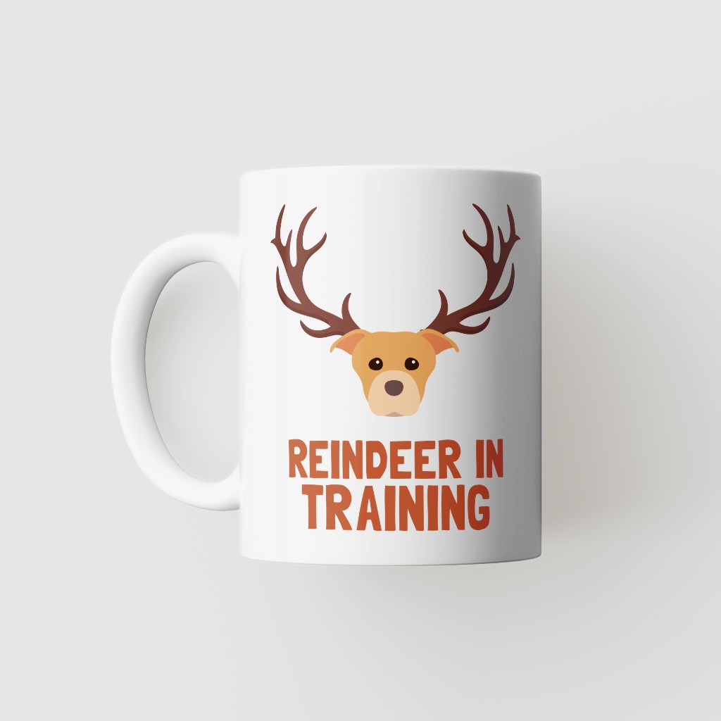 Reindeer In Training: Personalised {breedFullName} Mug