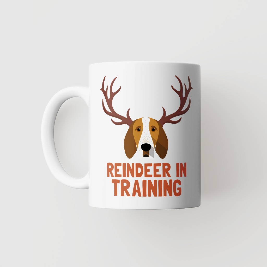 Reindeer In Training: Personalised {breedFullName} Mug