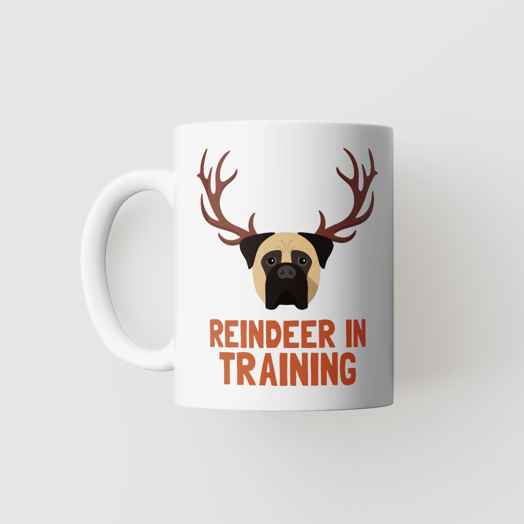 Reindeer In Training: Personalised {breedFullName} Mug
