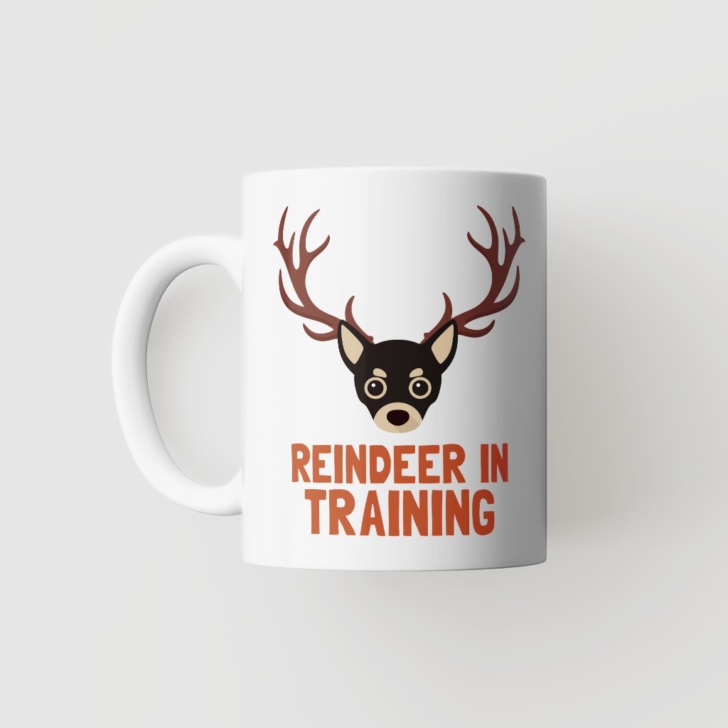 Reindeer In Training: Personalised {breedFullName} Mug