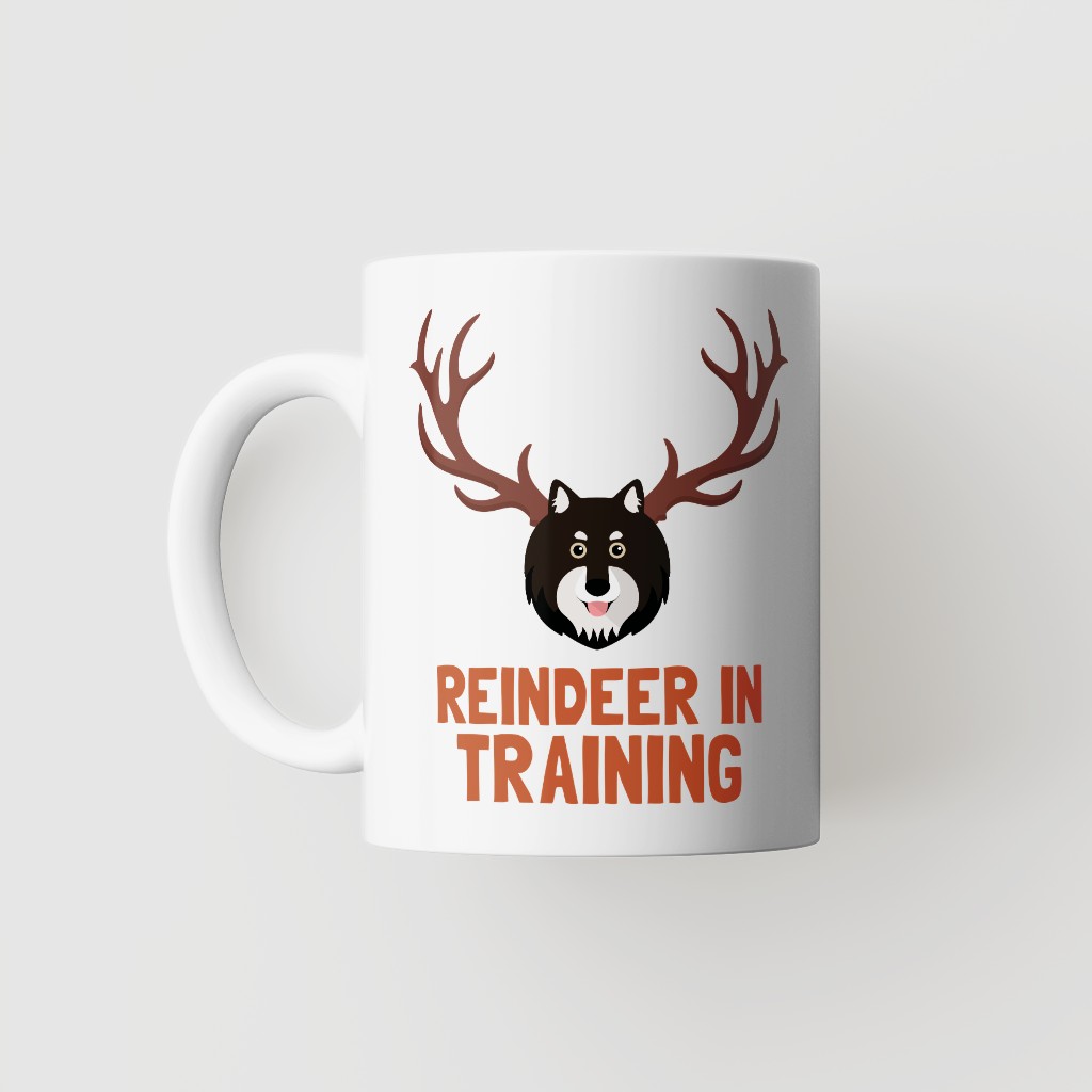 Reindeer In Training: Personalised {breedFullName} Mug