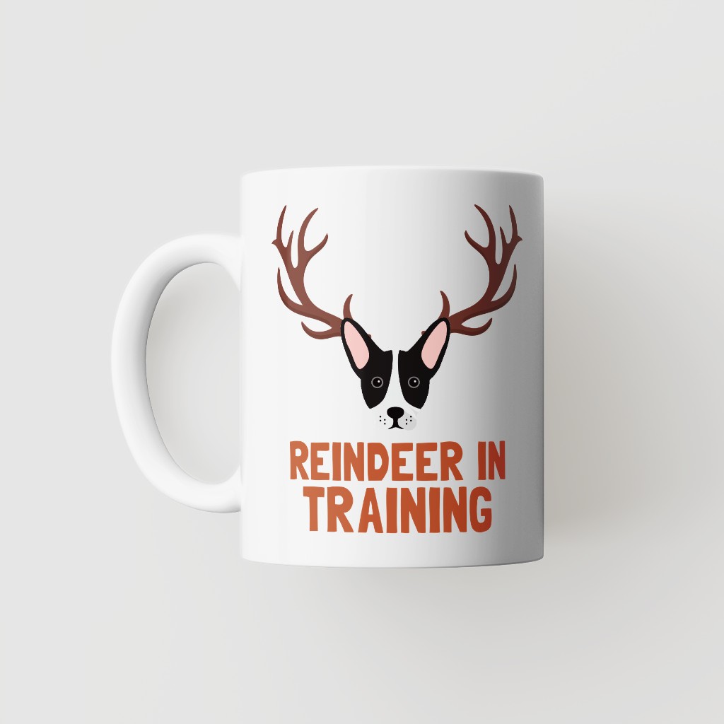 Reindeer In Training: Personalised {breedFullName} Mug