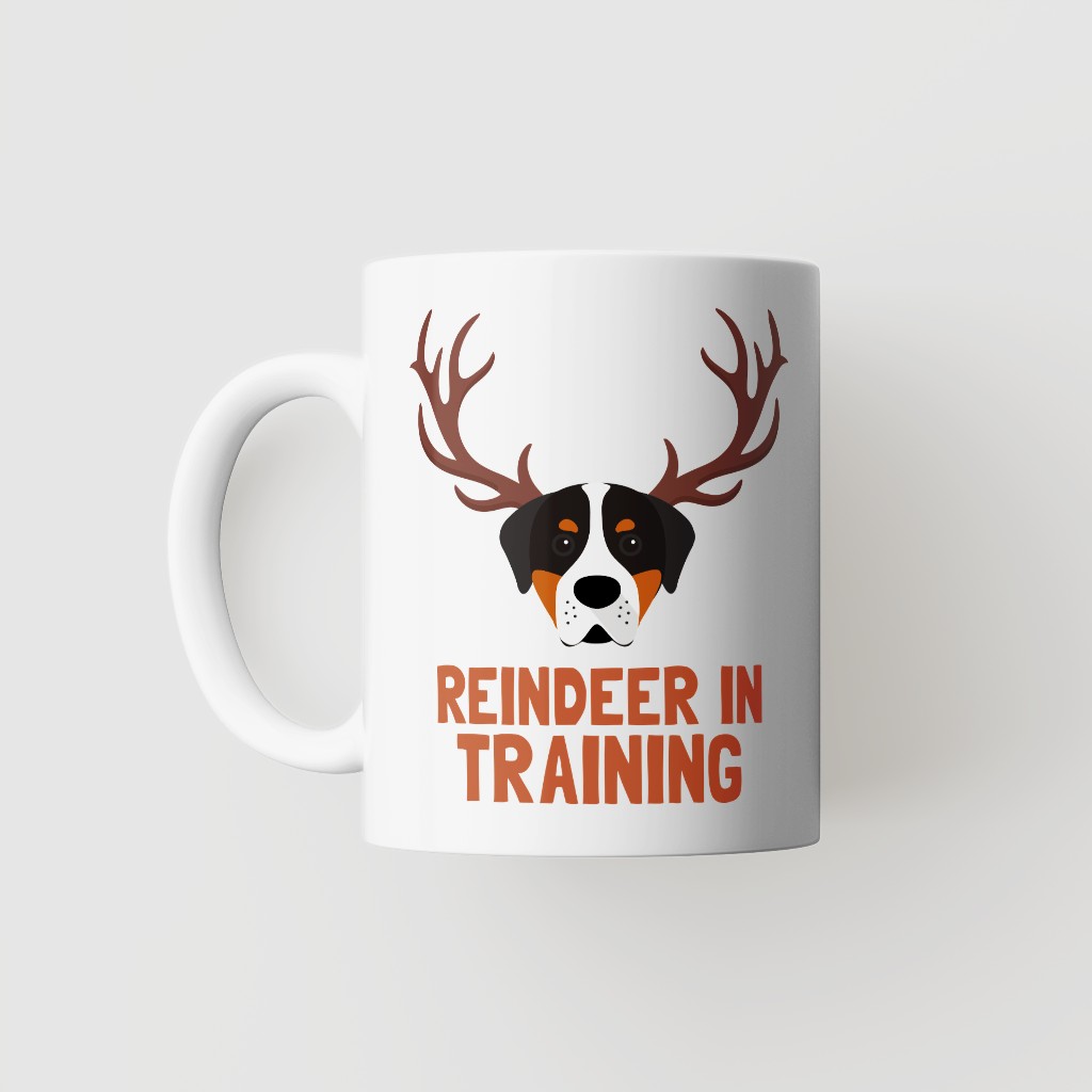 Reindeer In Training: Personalised {breedFullName} Mug