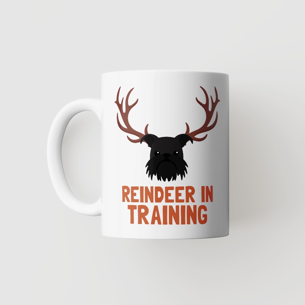 Reindeer In Training: Personalised {breedFullName} Mug